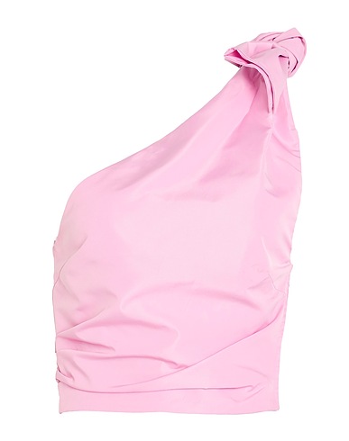PINKO One-shoulder top Pink 100% Polyester
