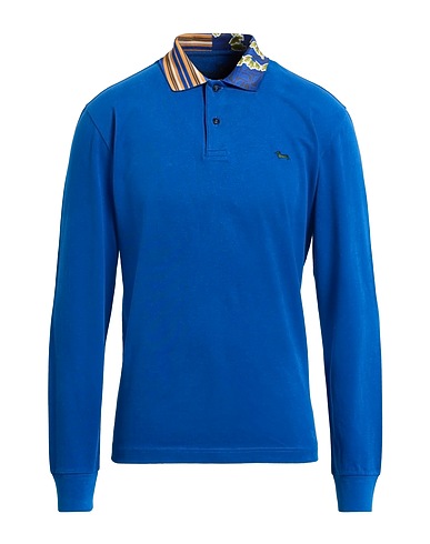 HARMONT & BLAINE Polo shirt Blue 100% Cotton
