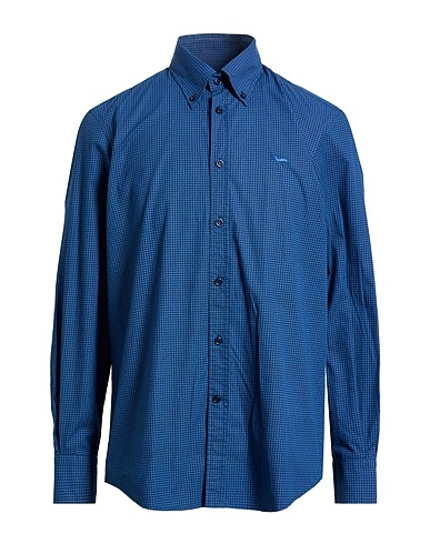 HARMONT & BLAINE Patterned shirt Blue 100% Cotton