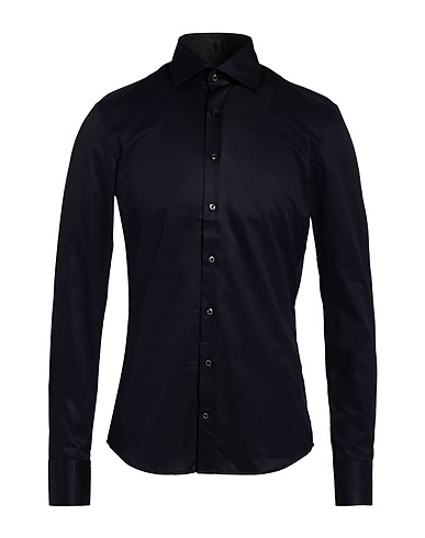 STENSTRÖMS Solid colour shirt Black 100% Cotton