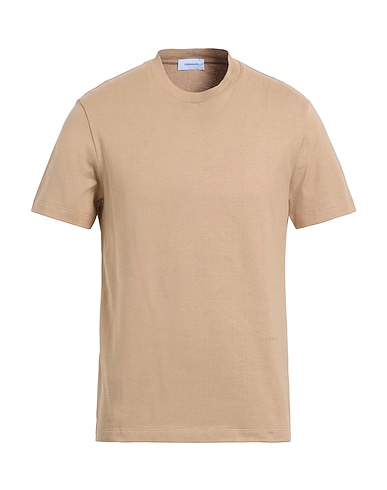 FERRAGAMO Basic T-shirt Sand 100% Cotton