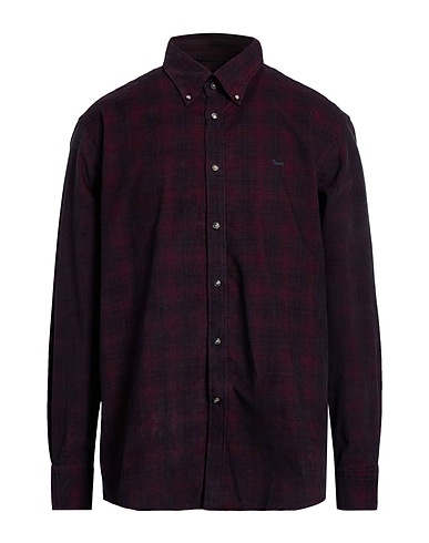 HARMONT & BLAINE Camicia a quadri Bordeaux 100% Cotone