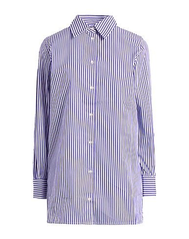 OFFICINE GÉNÉRALE Camicia a righe Viola 100% Cotone