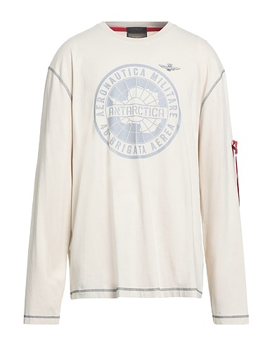 AERONAUTICA MILITARE T-shirt Cream 100% Cotton