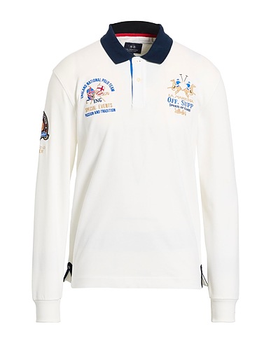 LA MARTINA Polo shirt White 100% Cotton