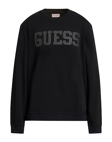GUESS Sweatshirt Black 64% Cotton, 36% Polyester