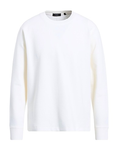 THEORY Sweatshirt Ivory 73% Pima Cotton, 25% Polyester, 2% Elastane