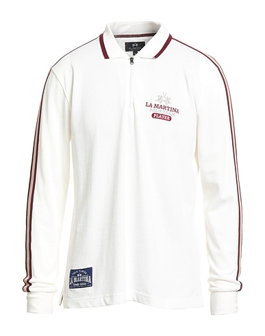 LA MARTINA Polo shirt Off white 100% Cotton