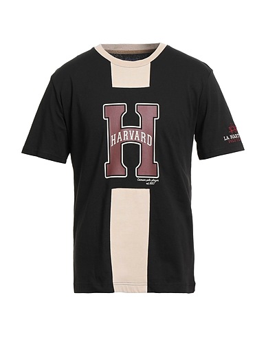 LA MARTINA T-shirt Black 100% Cotton
