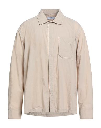 THEORY PROJECT Solid color shirt BY LUCAS OSSENDRIJVER Sand 100% Nylon