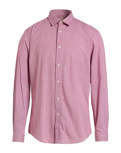 LIU •JO MAN Checked shirt Red 100% Cotton