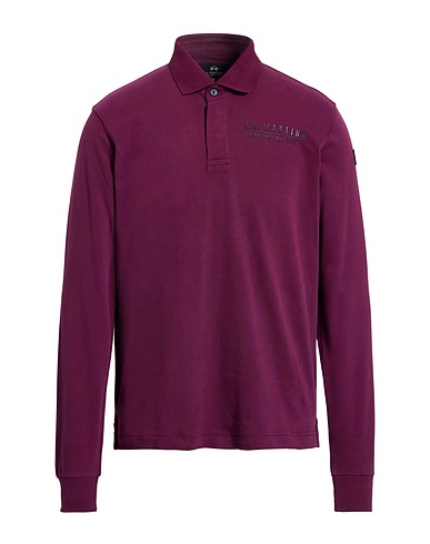 LA MARTINA Polo shirt Burgundy 100% Cotton