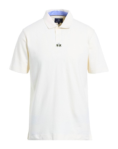 LA MARTINA Polo shirt Ivory 100% Cotton