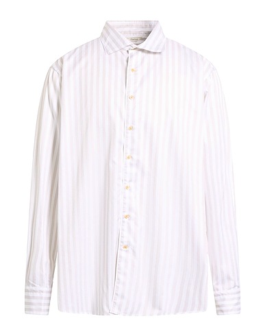 STENSTRÖMS Striped shirt Light grey 100% Cotton