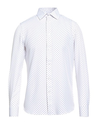SCOTCH & SODA Patterned shirt White 93% Polyester, 7% Elastane