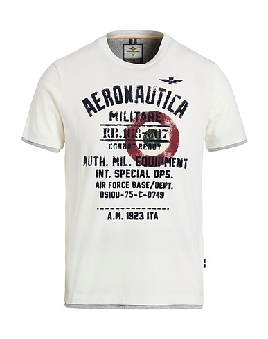 AERONAUTICA MILITARE T-shirt Off white 100% Cotton