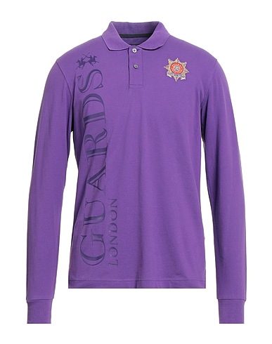 LA MARTINA Poloshirt GUARDS POLO CLUB Violett 95% Baumwolle, 5% Elastan