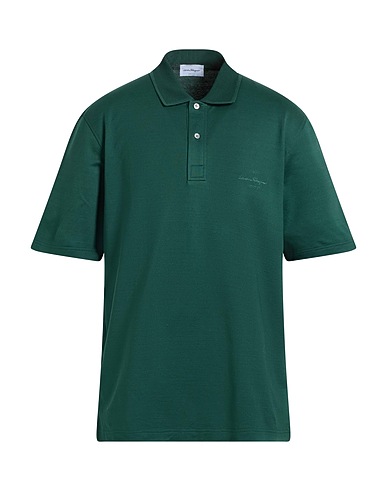 FERRAGAMO Polo shirt Green 100% Cotton