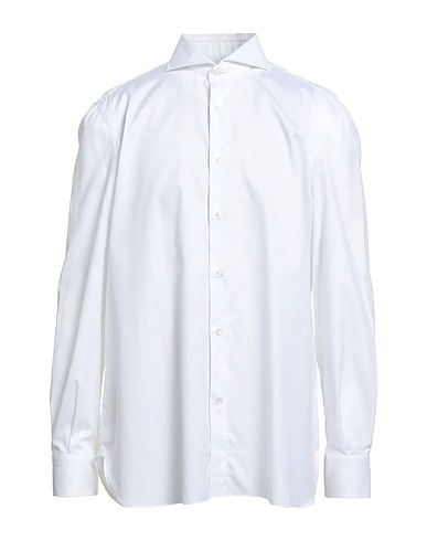 ERRICO FORMICOLA Napoli Solid colour shirt White 100% Cotton