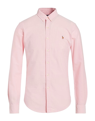 POLO RALPH LAUREN Solid colour shirt Pink 100% Cotton