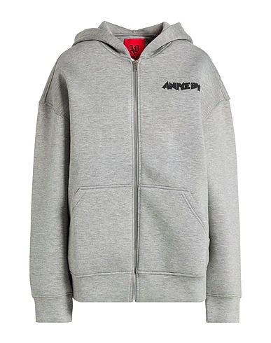 ANIYE BY Hooded track jacket  Grey 95% Viscose, 5% Elastane