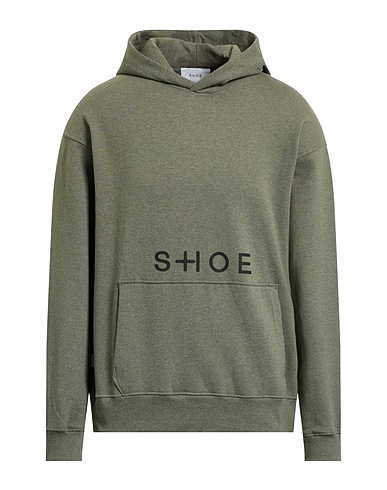 SHOE Hooded sweatshirt Military green 60% Cotton, 40% Polyester
