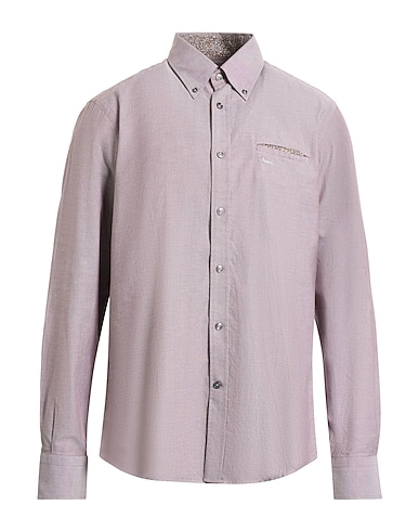 HARMONT & BLAINE Solid color shirt Grey 100% Cotton