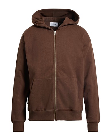 SHOE Hooded track jacket  Dark brown 60% Cotton, 40% Polyester