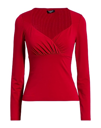 MARCIANO by GUESS Топ без рукавов Кирпичный 92% Полиэстер, 8% Эластан
