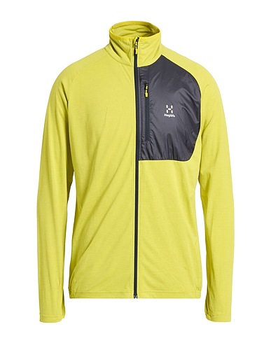 HAGLÖFS Sweatshirt Lime green 100% Recycled polyester, Recycled polyamide