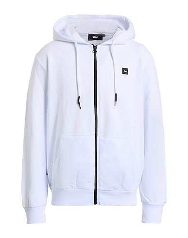 SHOE Hooded sweatshirt White 90% Cotton, 10% Elastane