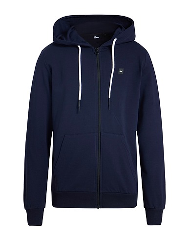 SHOE Hooded track jacket  Navy blue 90% Cotton, 10% Elastane