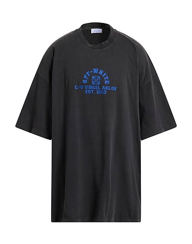 OFF-WHITE™ Camiseta 100% Algodón, Elastán