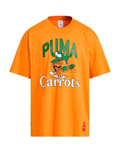 PUMA T-shirt X CARROTS Orange 100% Cotton, Polyester