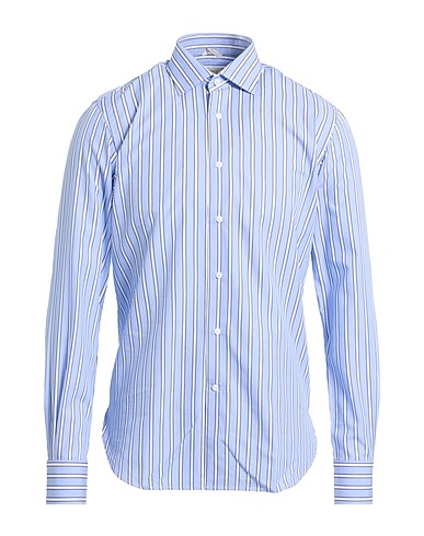 DEL SIENA Striped shirt Light blue 100% Cotton