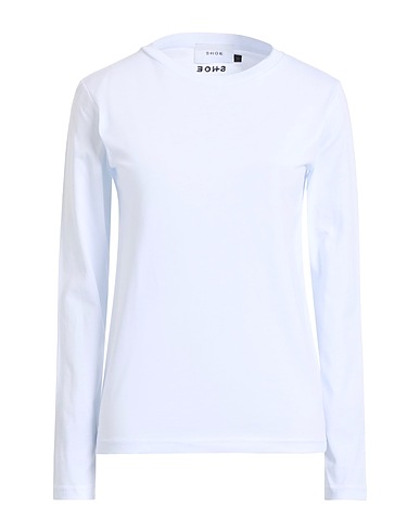 SHOE Basic t-Shirt Μπλε του ουρανού 100% Βαμβάκι