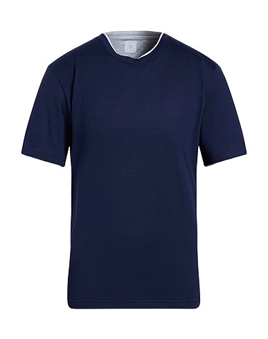 ELEVENTY T-Shirt PLATINUM Marineblau 100% Baumwolle
