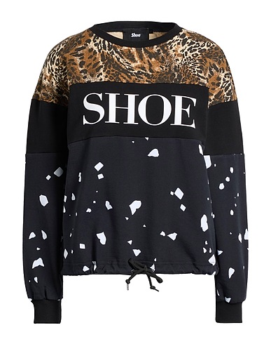 SHOE Sweatshirt Black 90% Cotton, 10% Elastane
