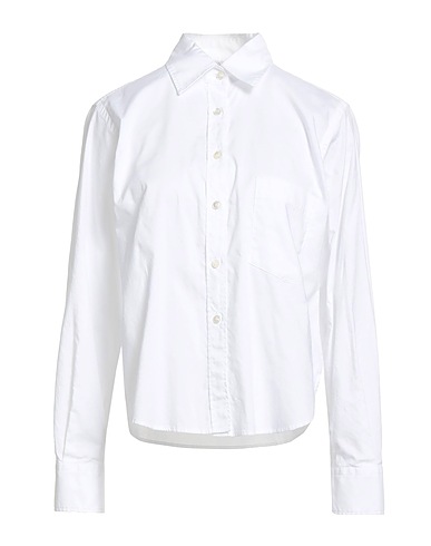 19.70 NINETEEN SEVENTY Hemden und Blusen einfarbig Weiß 100% Baumwolle