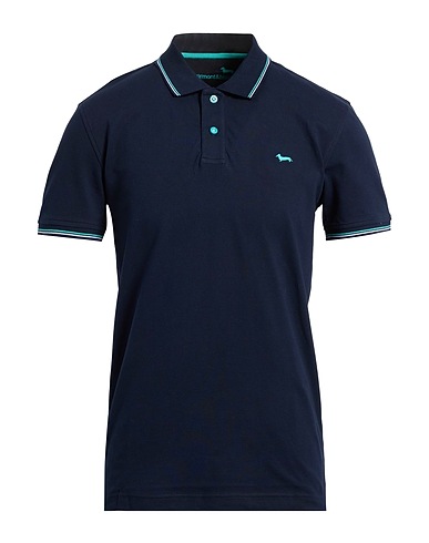 HARMONT & BLAINE Poloshirt Marineblau 95% Baumwolle, 5% Elastan