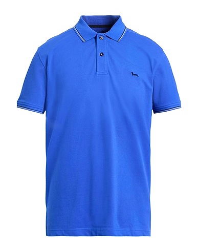 HARMONT & BLAINE Poloshirt Blau 95% Baumwolle, 5% Elastan