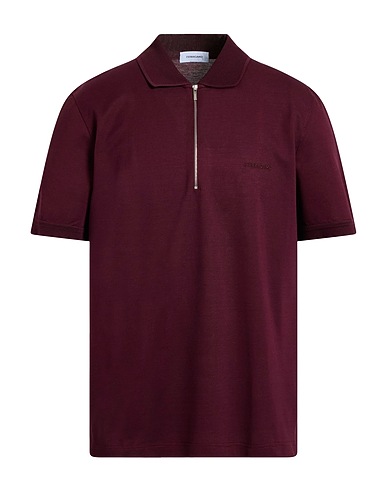 FERRAGAMO Polo shirt Burgundy 100% Cotton