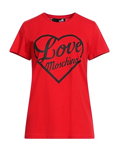 LOVE MOSCHINO T-shirt Red 100% Cotton