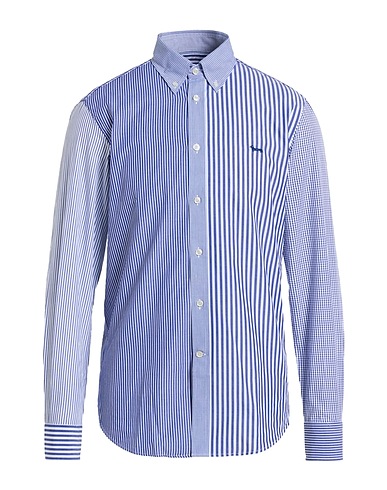 HARMONT & BLAINE Gestreiftes Hemd Blau 100% Baumwolle