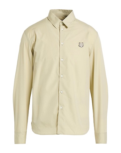 MAISON KITSUNÉ Chemise de couleur unie 100% Coton