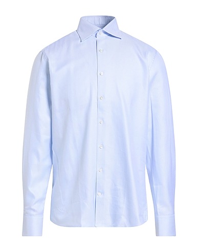 STENSTRÖMS Εμπριμέ πουκάμισο Μπλε του ουρανού 100% Βαμβάκι