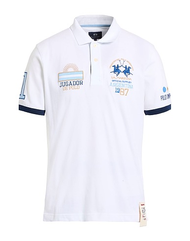 LA MARTINA Polo shirt 95% Cotton, 5% Elastane