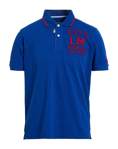 LA MARTINA Polo shirt Blue 100% Cotton