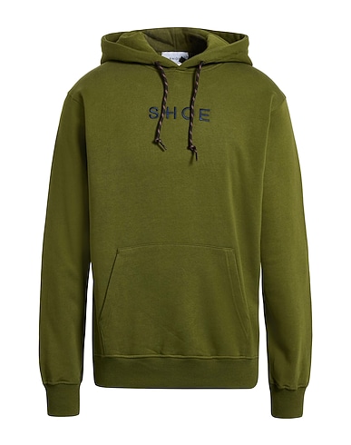 SHOE Hooded track jacket  Military green 100% Cotton