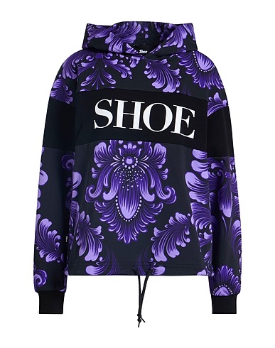 SHOE Hooded sweatshirt Black 90% Cotton, 10% Elastane